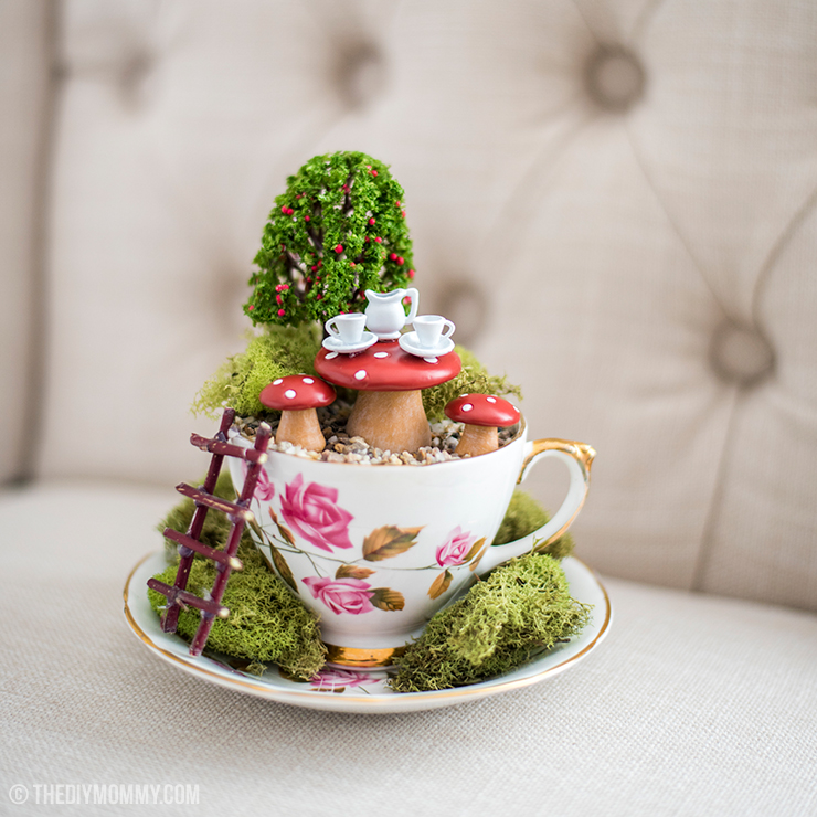 Make a Fairy Garden in a Thrifted Teacup
