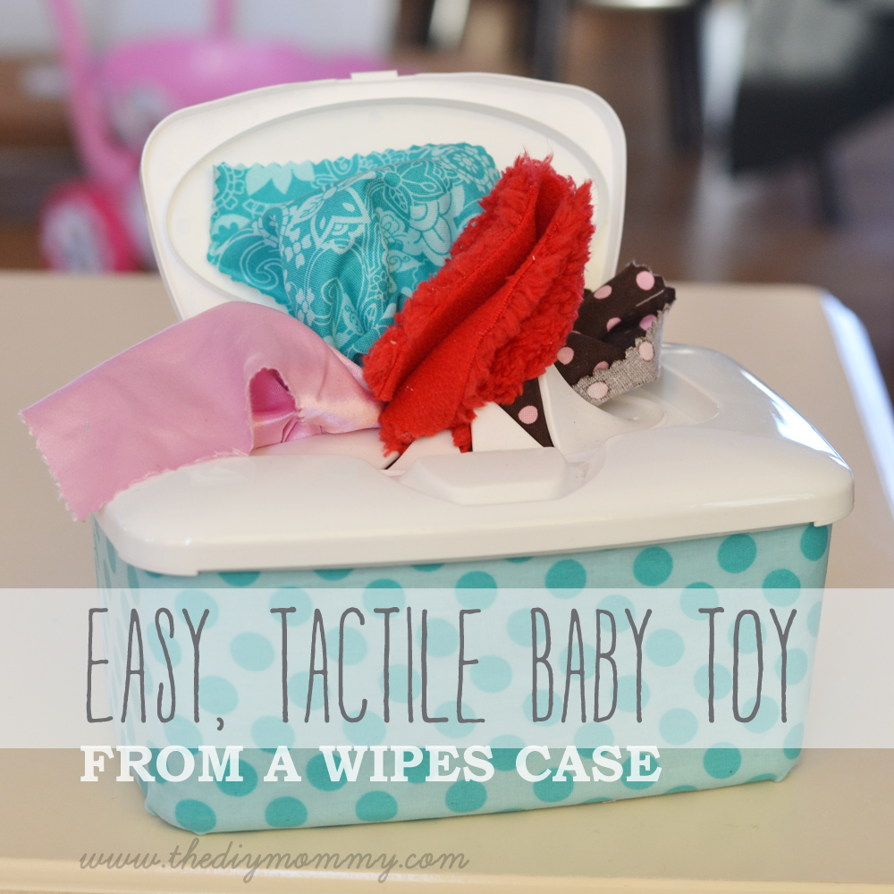 Make an Easy, Tactile Baby Toy from a Wipes Container
