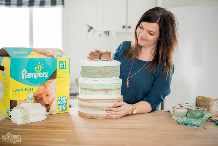 How to Make a Diaper Cake with Pampers