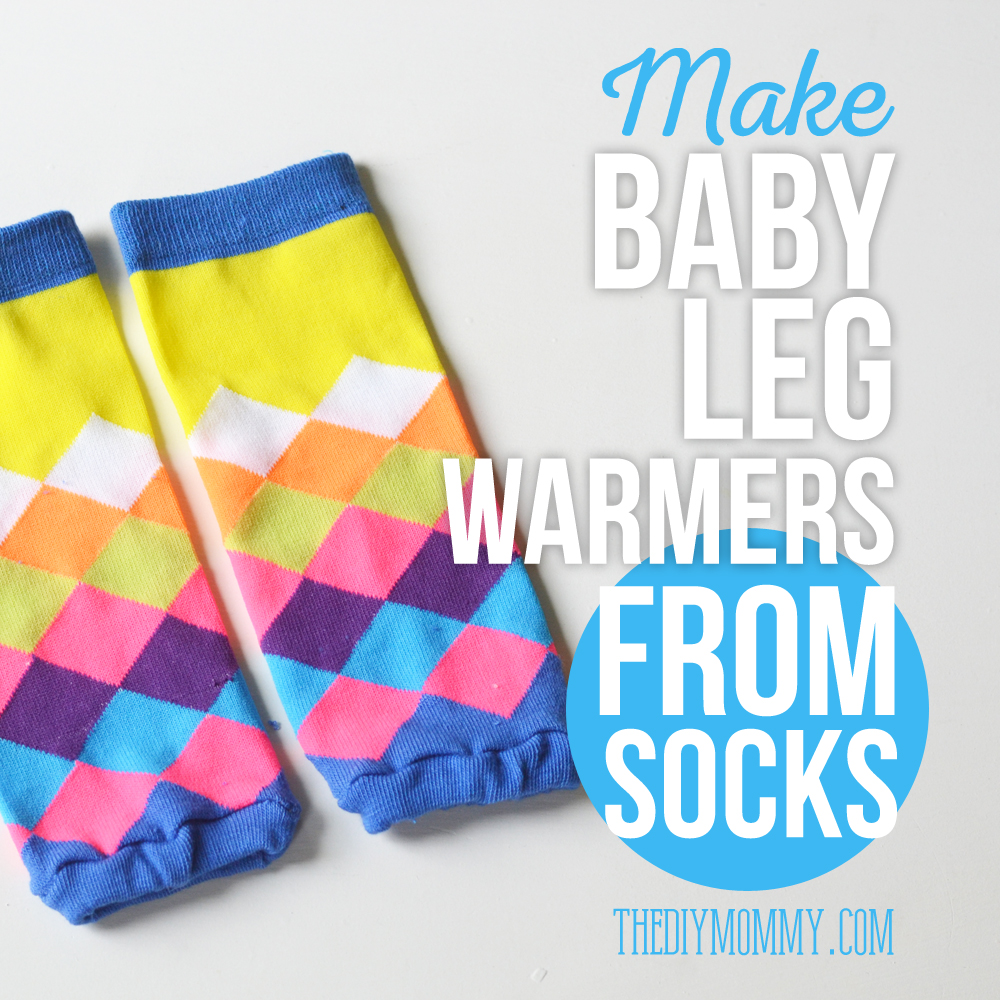 Make Baby Leg Warmers from Socks (Video)