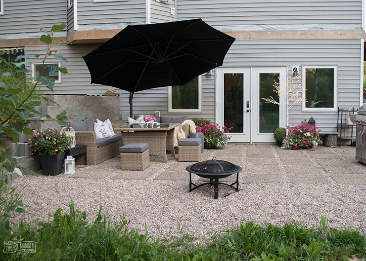 Our Modern French Country DIY Patio