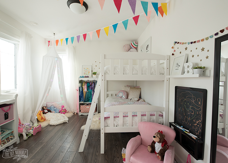 A Modern Rainbow Toddler Bedroom Makeover Reveal