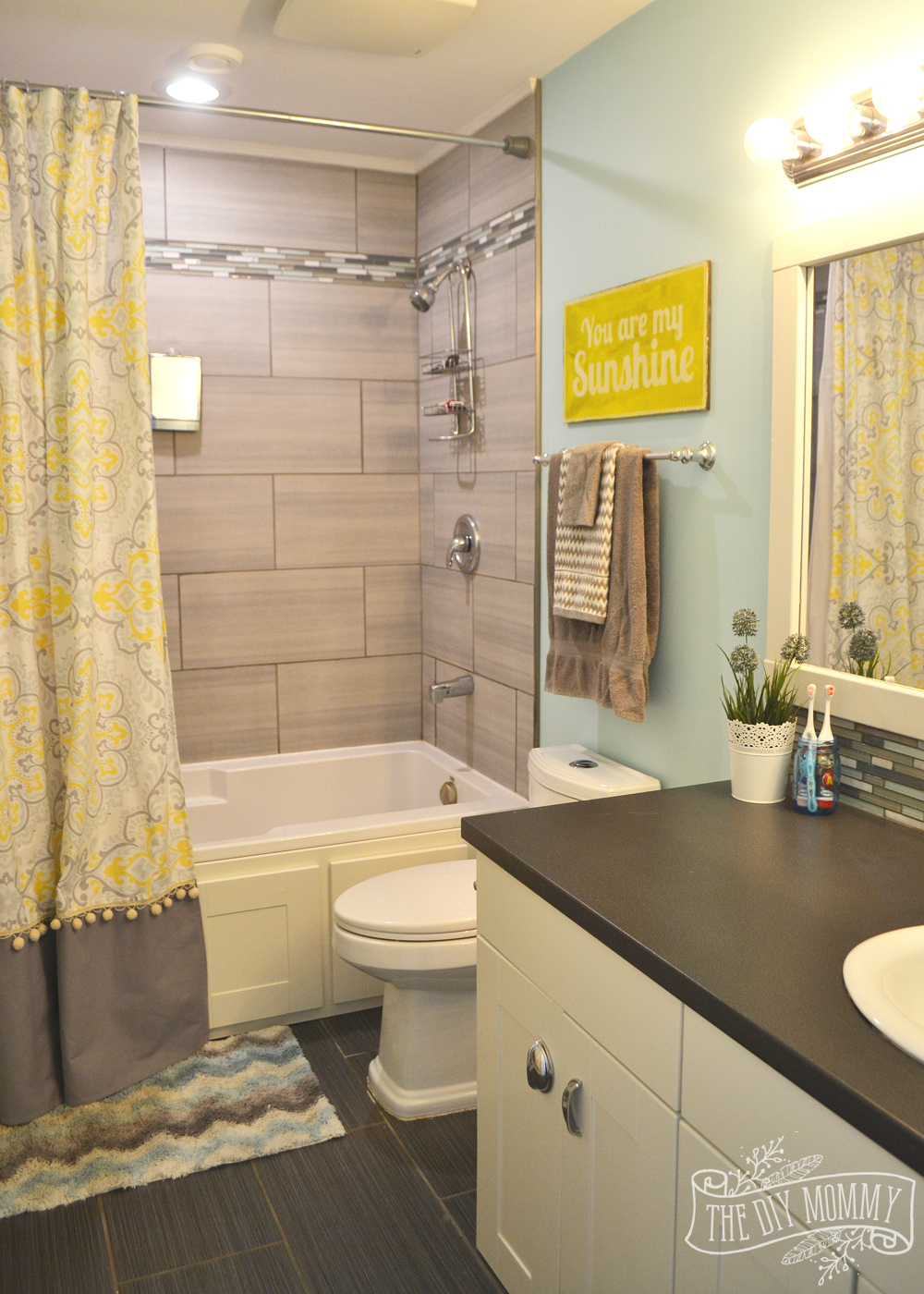 Kids’ Bathroom Reveal and some great tips for post-reno clean up