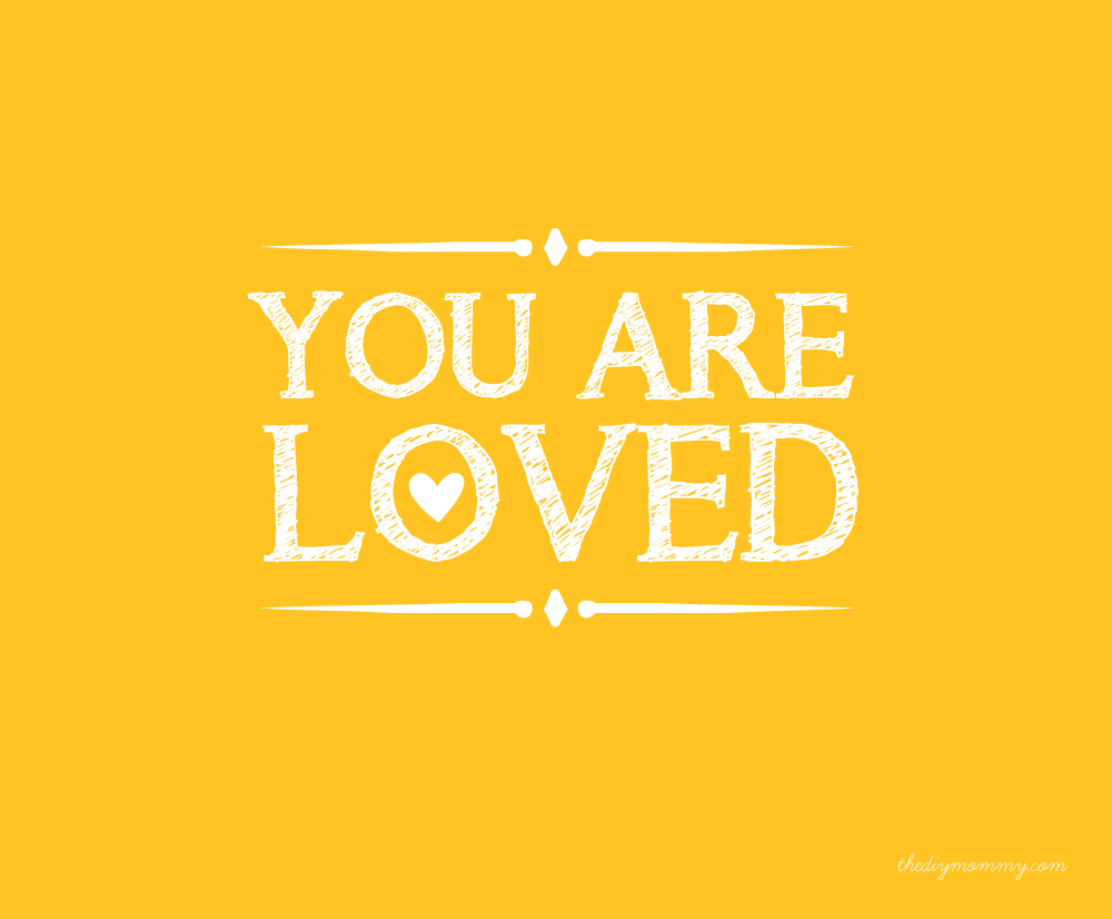 “You Are Loved” Free Nursery Printable